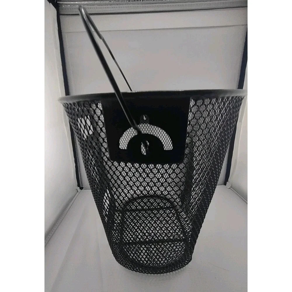 Detachable Black Mesh Bike Basket With Handle. Plus A Set Bar‎ End Bike Mirrors.
